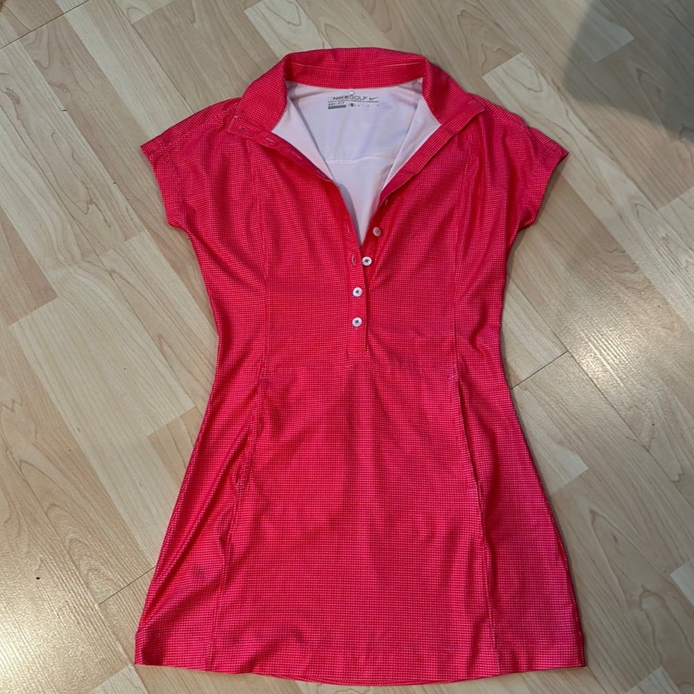 Nike tennis dress size small to medium front pocket, button-down
